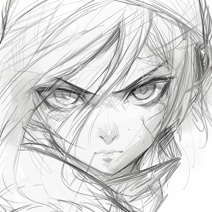 Anime wallpaper sketch manga Hoshiya